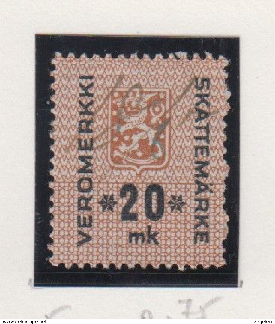 Finland Fiskale Zegel Cat. Barefoot Veromerkki/Income Tax 5 - Revenue Stamps