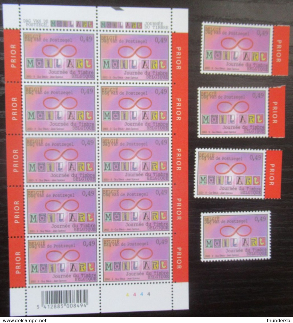 3172 'Mail-Art' - Postfris ** - Face Value: 6,86 Euro - Unused Stamps