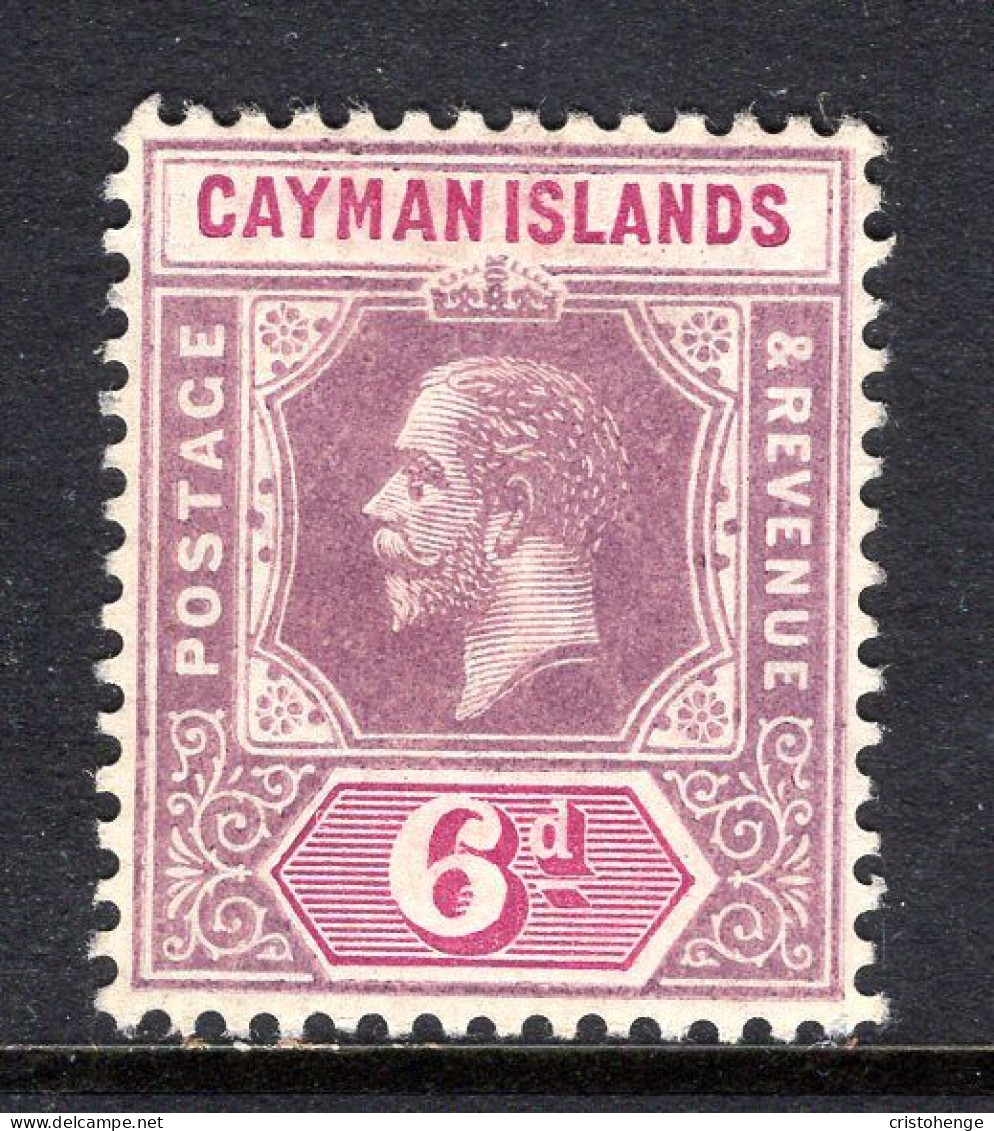 Cayman Islands 1912-20 KGV - Wmk. Mult. Crown CA - 6d Dull & Bright Purple HM (SG 47) - Cayman Islands