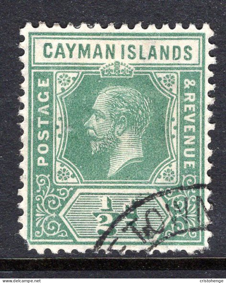 Cayman Islands 1912-20 KGV - Wmk. Mult. Crown CA - ½d Green Used (SG 41) - Cayman Islands