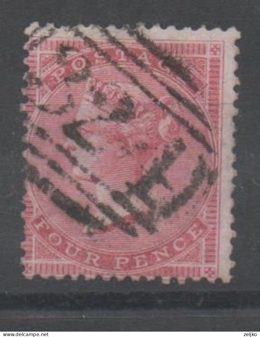 UK, GB, Great Britain, Used, 1855, Michel 12 - Usados