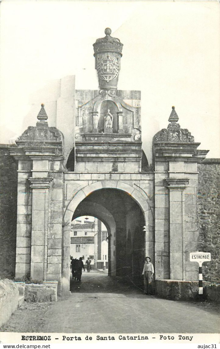 Portugal - Evora - Estremoz - Porta De Santa Catarina - Foto Tony - état - Evora