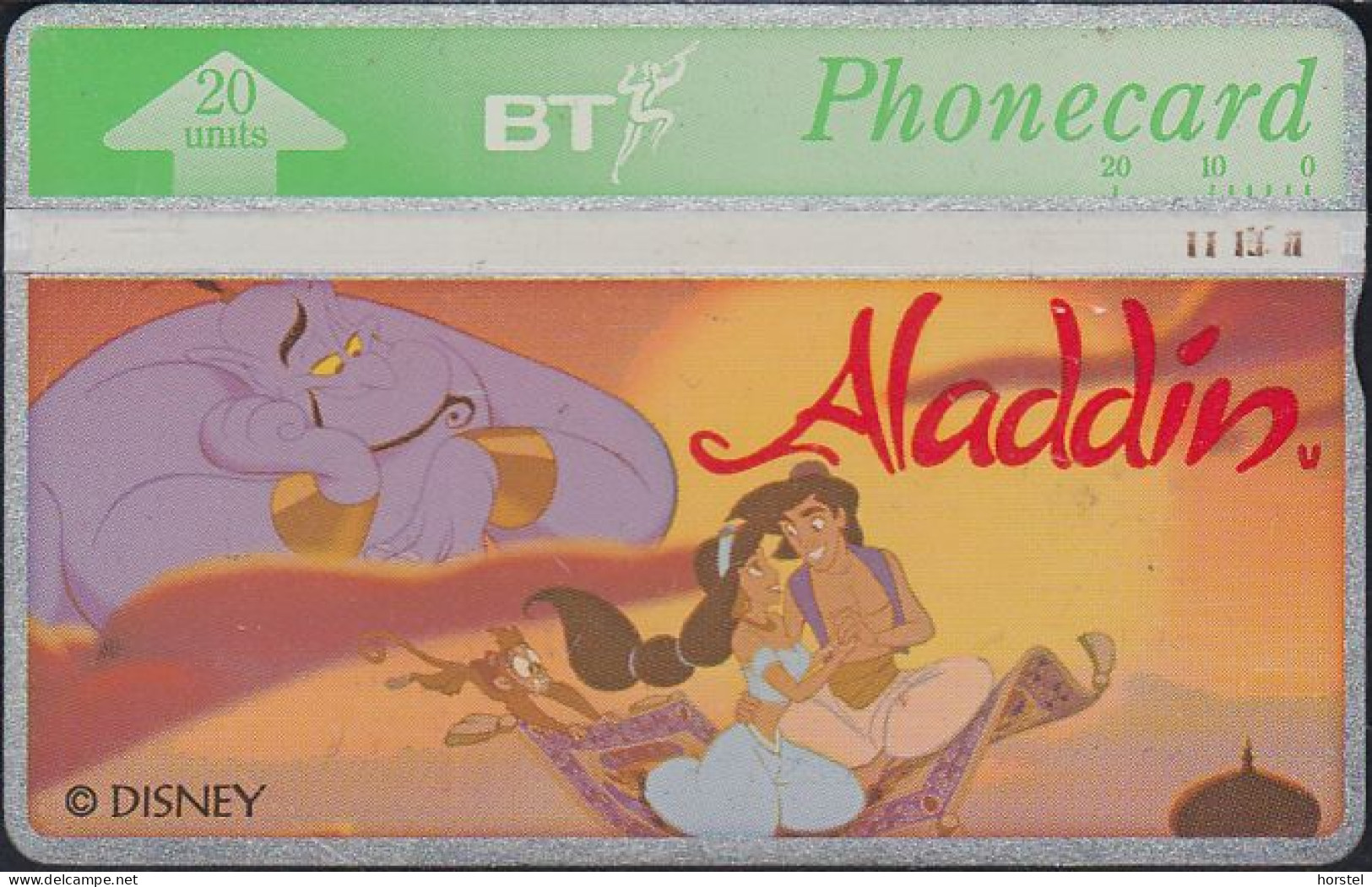 UK Btc 107 W.Disney Aladdin (3) - Carpet - 20 Units - 441A - BT Allgemeine