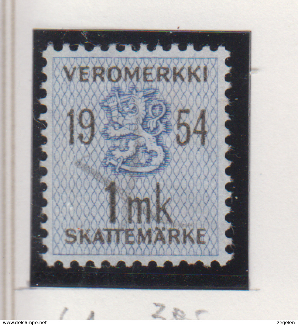 Finland Fiskale Zegel Cat. Barefoot Veromerkki/Income Tax 41   Jaar 1954 - Revenue Stamps