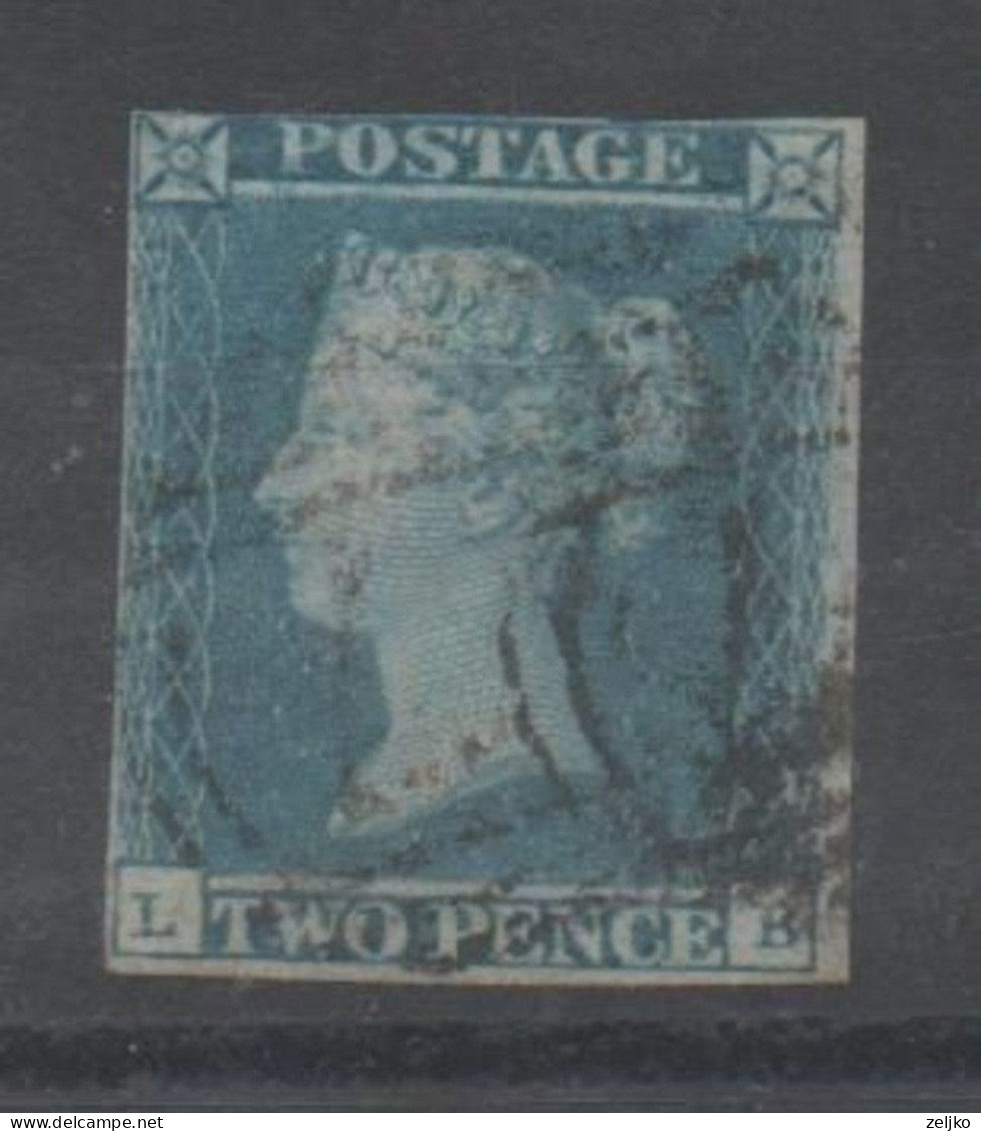 UK, GB, Great Britain, Used, 1841, Michel 4, Queen Vicroria - Gebruikt