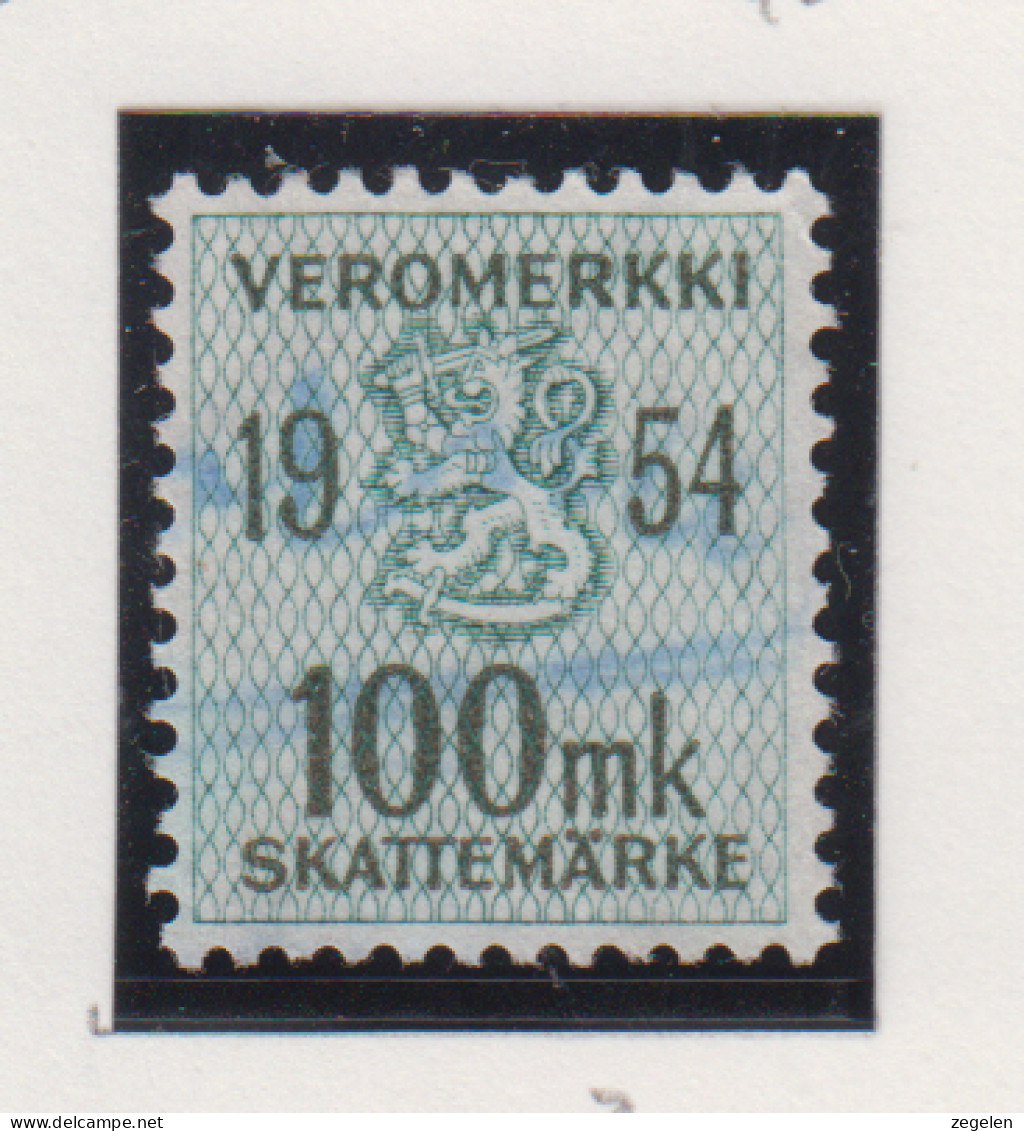 Finland Fiskale Zegel Cat. Barefoot Veromerkki/Income Tax 47    Jaar 1954 - Revenue Stamps