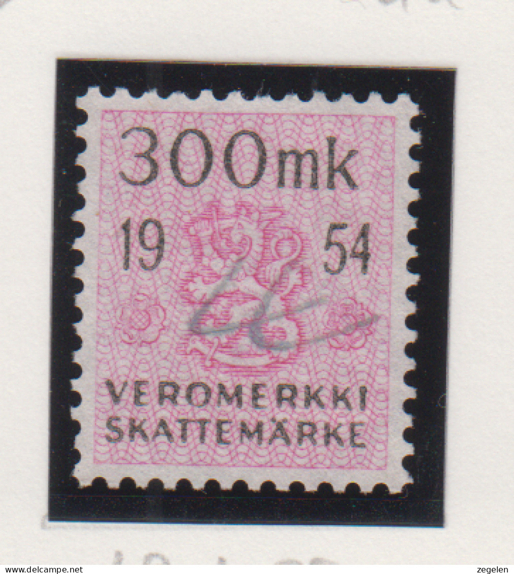 Finland Fiskale Zegel Cat. Barefoot Veromerkki/Income Tax 49    Jaar 1954 - Revenue Stamps