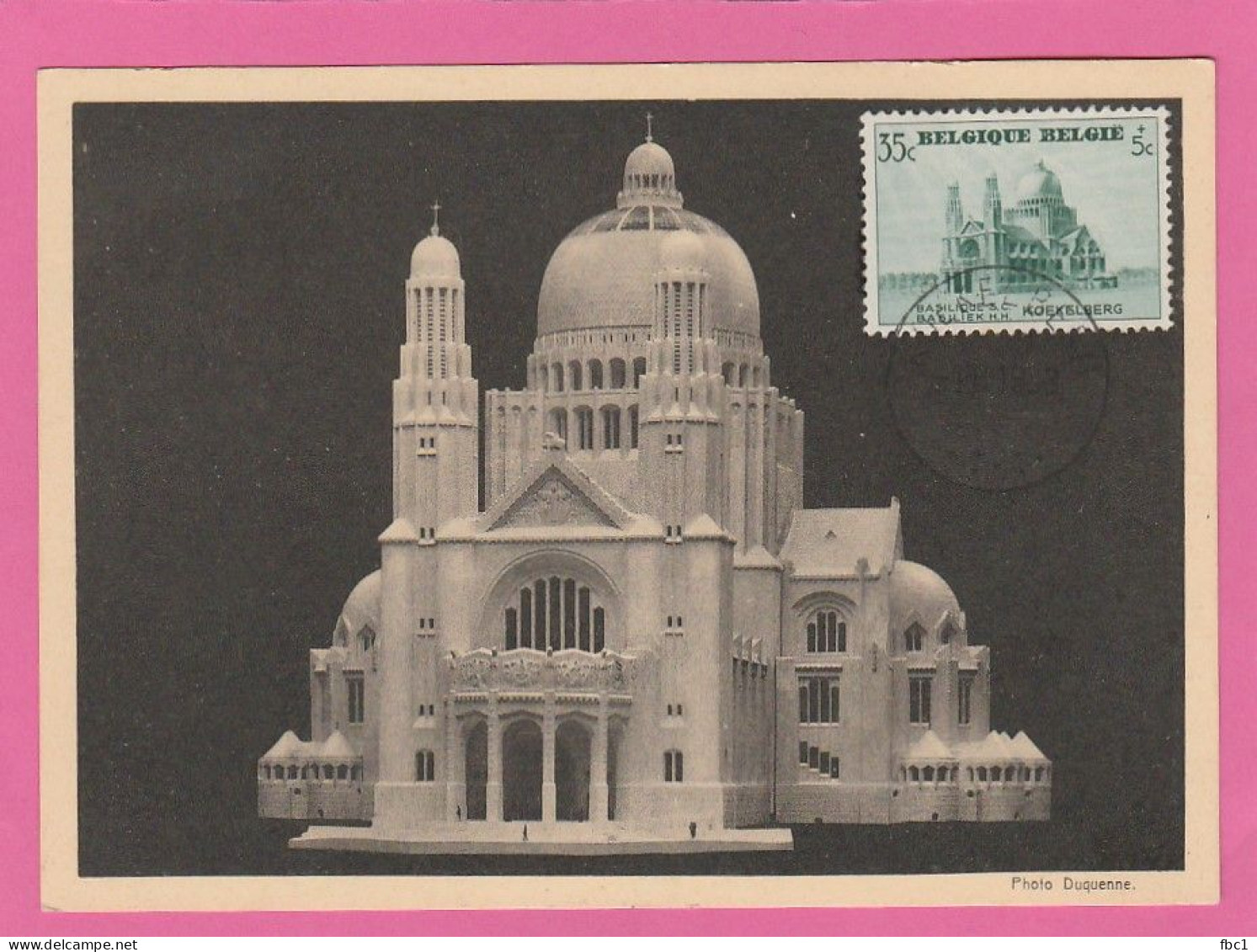 Carte Maximum - Belgique - 1938 - Basilique De Koekelberg (N°472) - 1934-1951