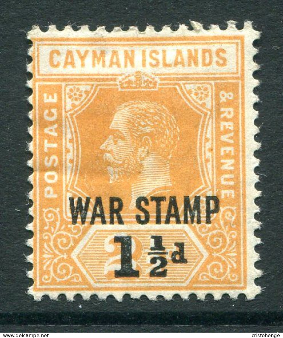 Cayman Islands 1919-20 KGV - WAR TAX - 1½d On 2½d Orange HM (SG 59) - Cayman Islands