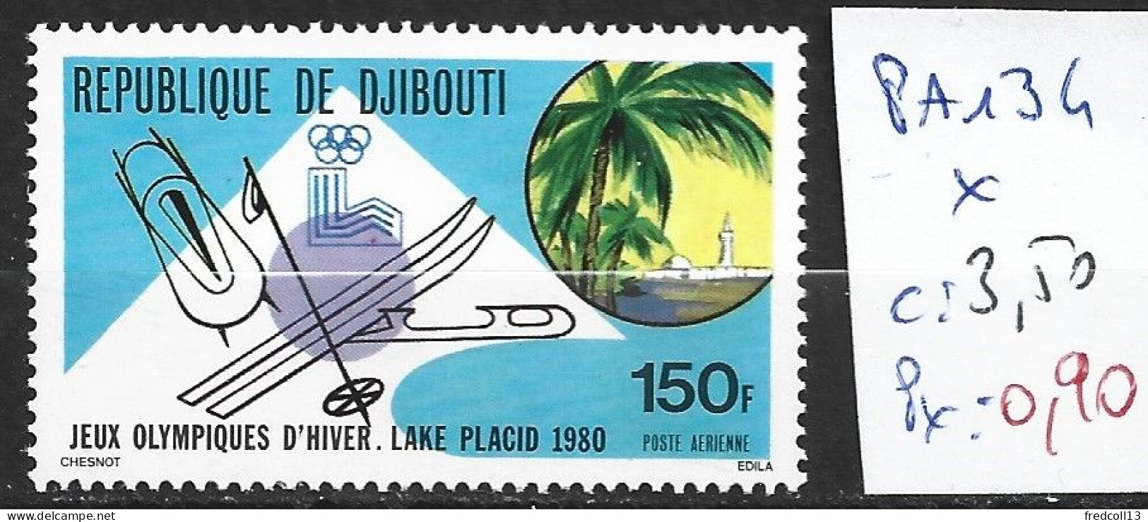 DJIBOUTI PA 134 * Côte 3.50 € - Djibouti (1977-...)