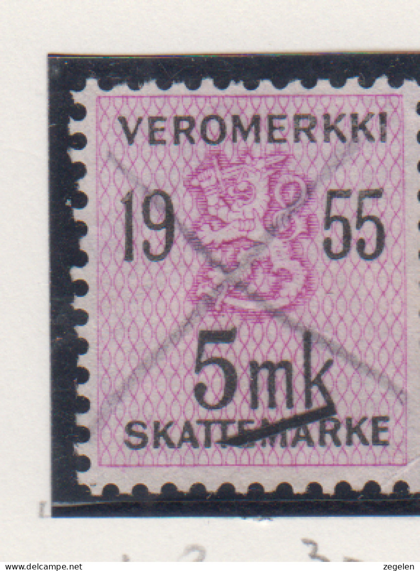 Finland Fiskale Zegel Cat. Barefoot Veromerkki/Income Tax 43    Jaar 1955 - Steuermarken