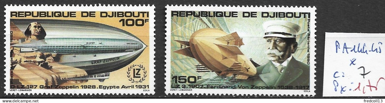 DJIBOUTI PA 144-45 * Côte 7 € - Djibouti (1977-...)