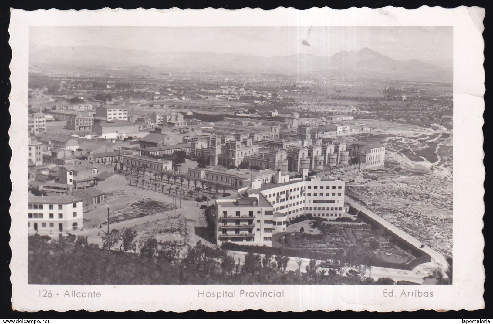 Alicante. *Hospital Provincial* Arribas Nº 126. Circulada 1953. - Alicante
