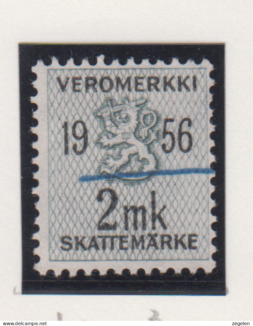 Finland Fiskale Zegel Cat. Barefoot Veromerkki/Income Tax 42    Jaar 1956 - Revenue Stamps