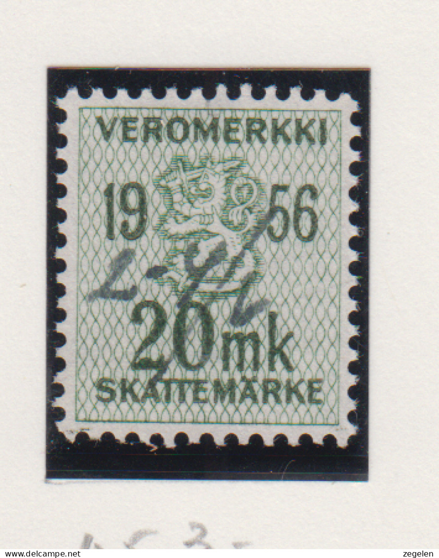 Finland Fiskale Zegel Cat. Barefoot Veromerkki/Income Tax 45    Jaar 1956 - Revenue Stamps