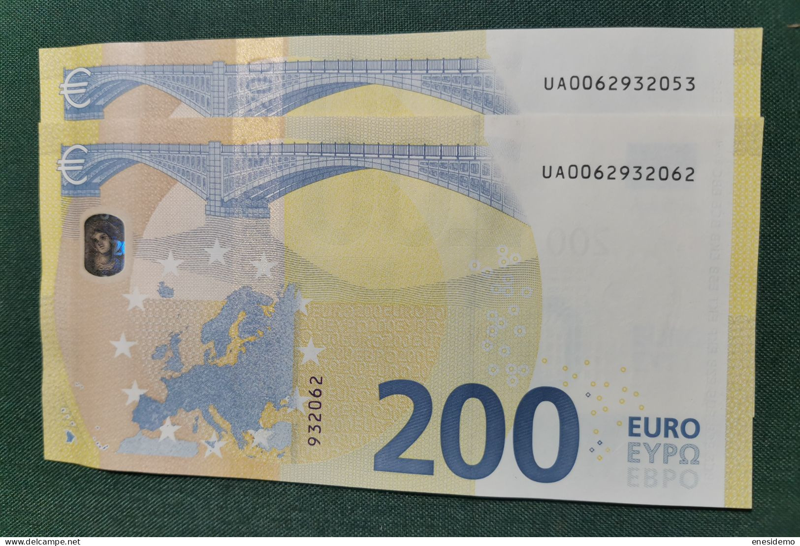 200 EURO FRANCE 2019  DRAGHI U004A1 UA00 SC UNC. PERFECT - 200 Euro