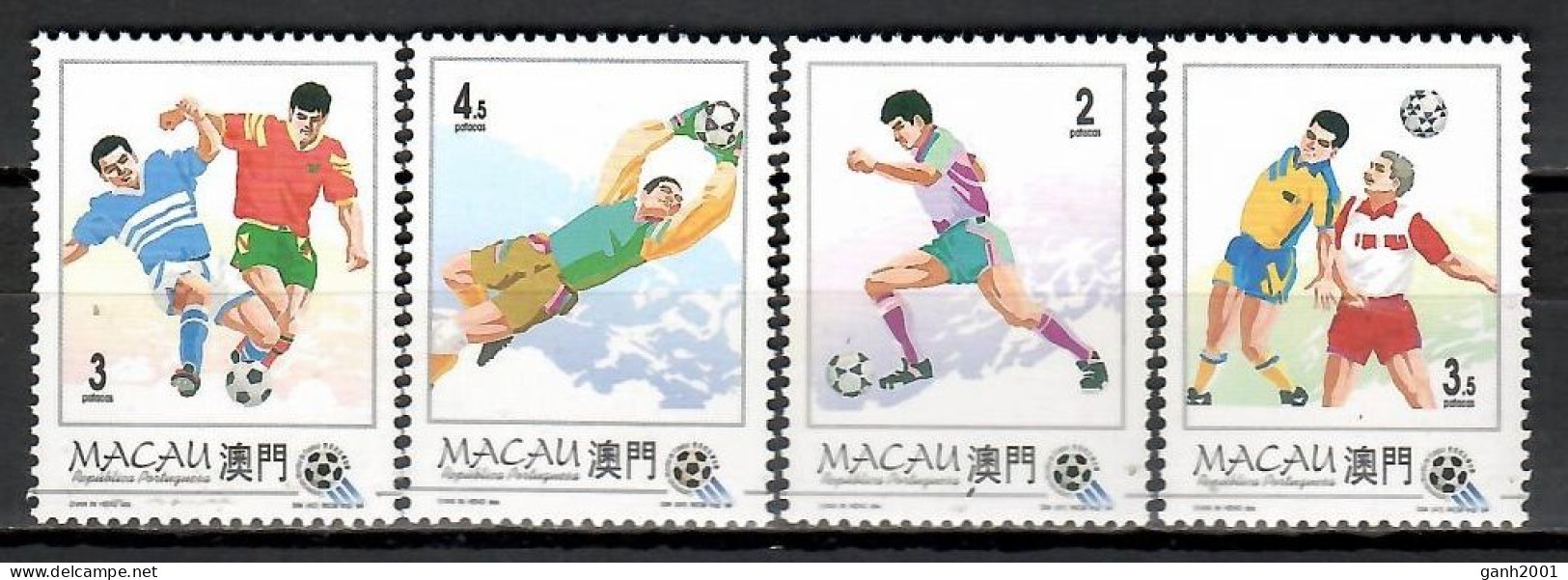Macau 1994 / Football Soccer FIFA World Cup USA MNH Futbol / Cu10922  C5-28 - 1994 – Estados Unidos