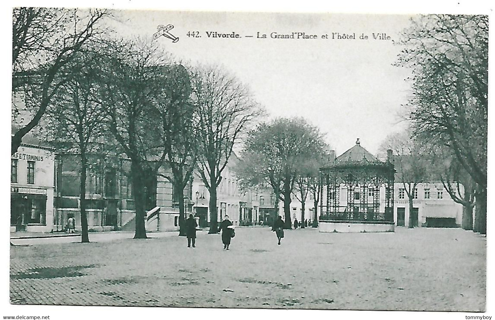 CPA Vilvorde, La Grand'Place Et L'hôtel De Ville - Vilvoorde