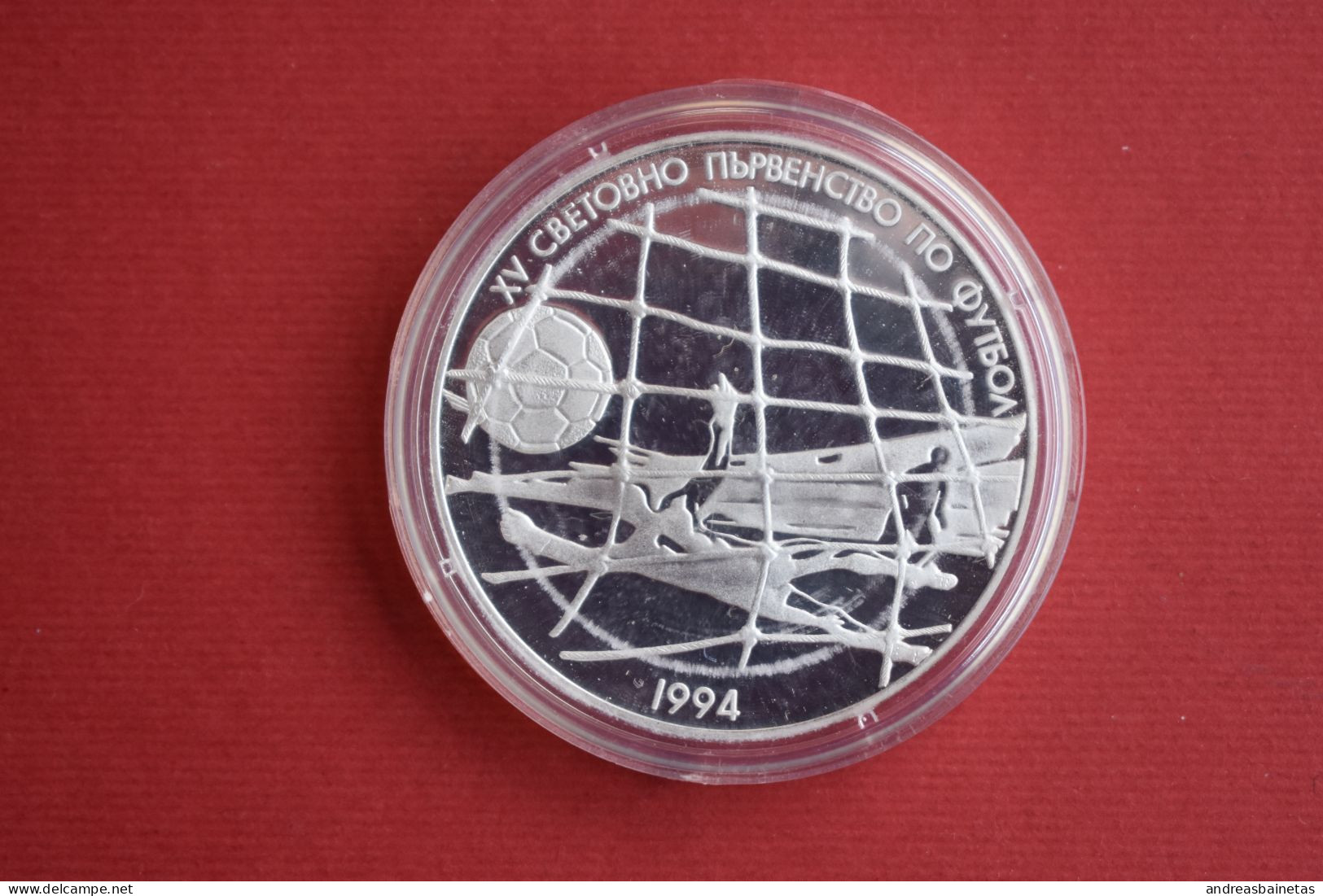 Coins Bulgaria  Proof  500 Leva World Cup 1994 KM# 211 XV World Football Championship - Bulgaria