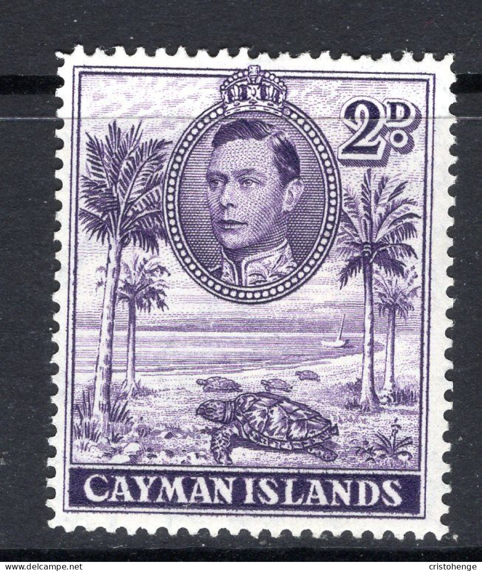 Cayman Islands 1938-48 KGVI Pictorials - 2d Hawksbill Turtles - P.14 - HM (SG 119a) - Cayman Islands