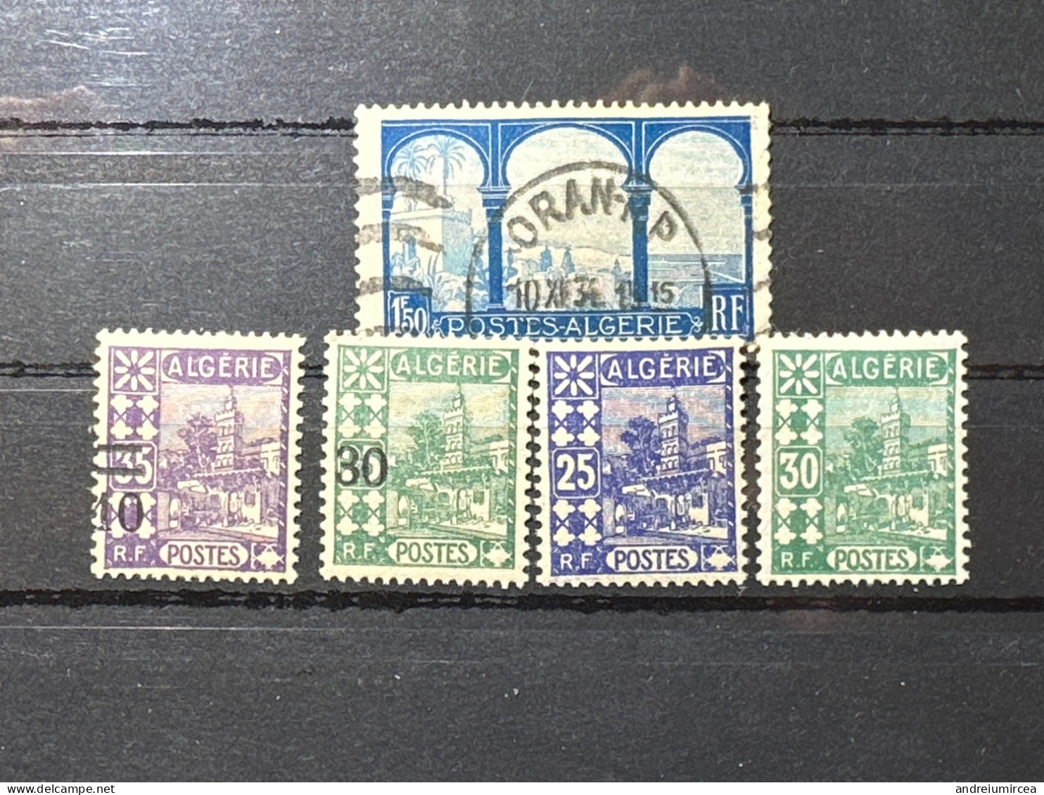 1926 Lot 5 Timbres  Algérie. - Other & Unclassified