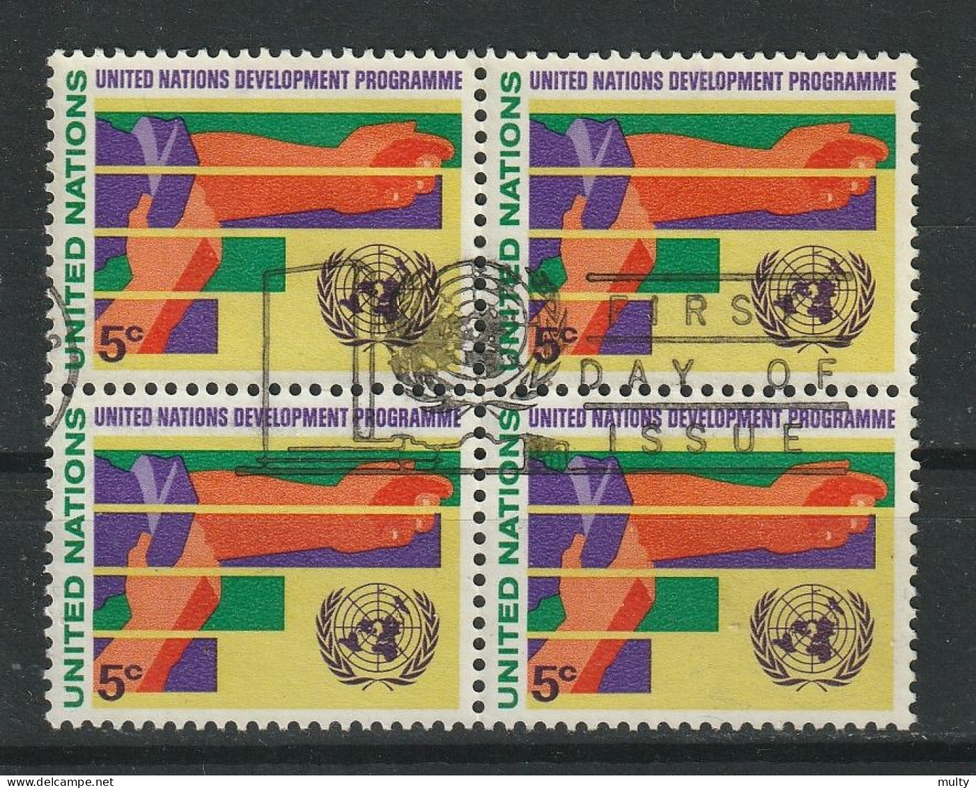 Verenigde Naties New York Y/T 161 (0) In Blok Van 4. - Used Stamps