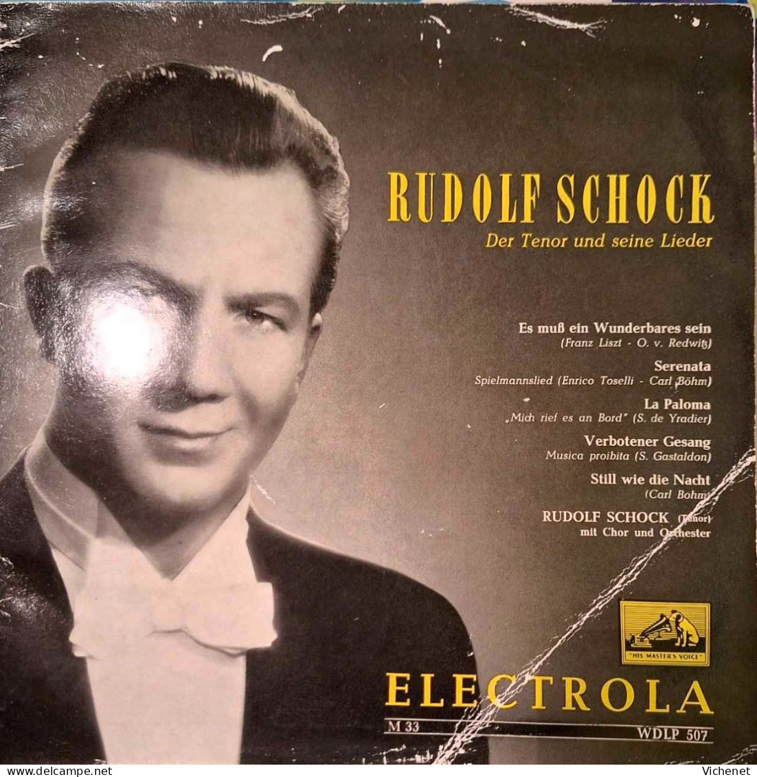 Rudolf Schock - Der Tenor Und Seine Lieder - 25 Cm - Formats Spéciaux