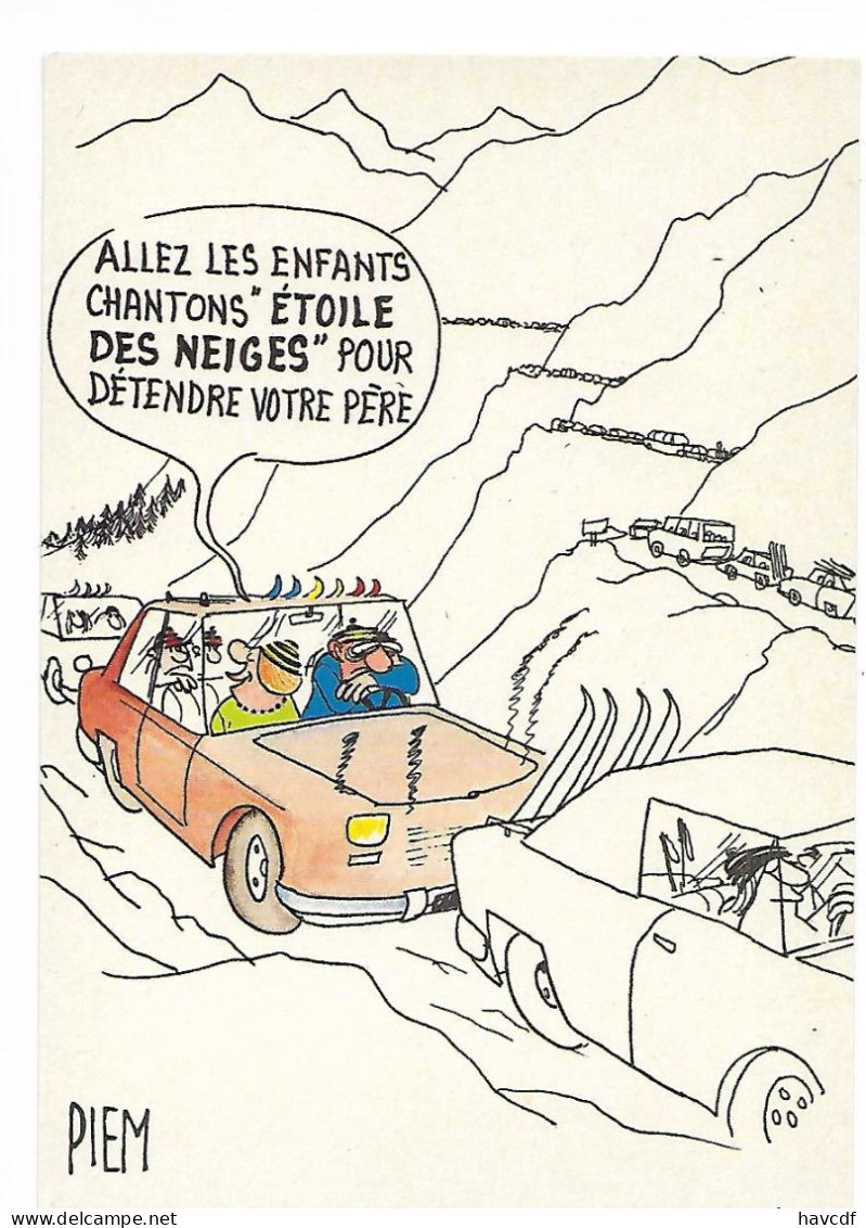 CPM - EDITIONS F. NUGERON - 15 - LES MORDUS DU SKI - ALLEZ  LES ENFANTS CHANTONS - Piem