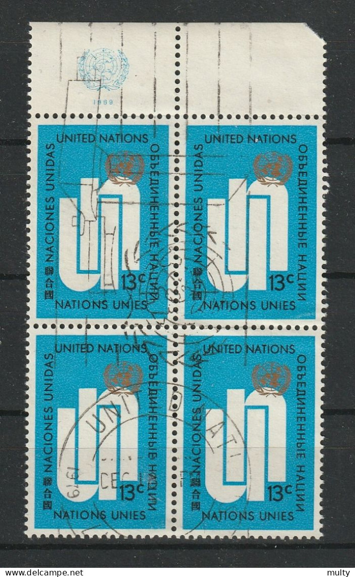 Verenigde Naties New York Y/T 190 (0) In Blok Van 4. - Used Stamps