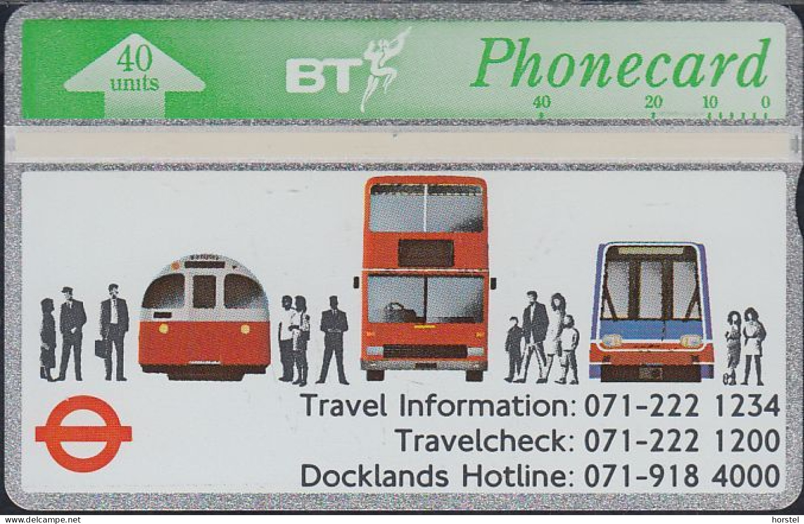 UK Bta 035 London Regional Transport - Train - Bus - 40 Units - 242B - Mint - BT Publicitaire Uitgaven