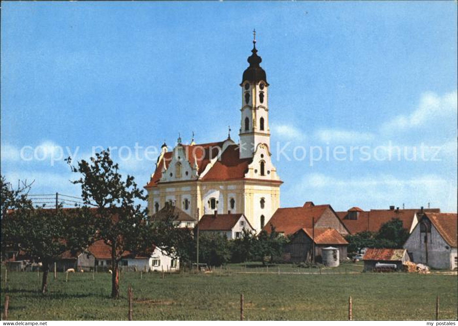 41957146 Steinhausen Bad Schussenried Wallfahrtskirche Barock Erbauer Dominikus  - Bad Schussenried