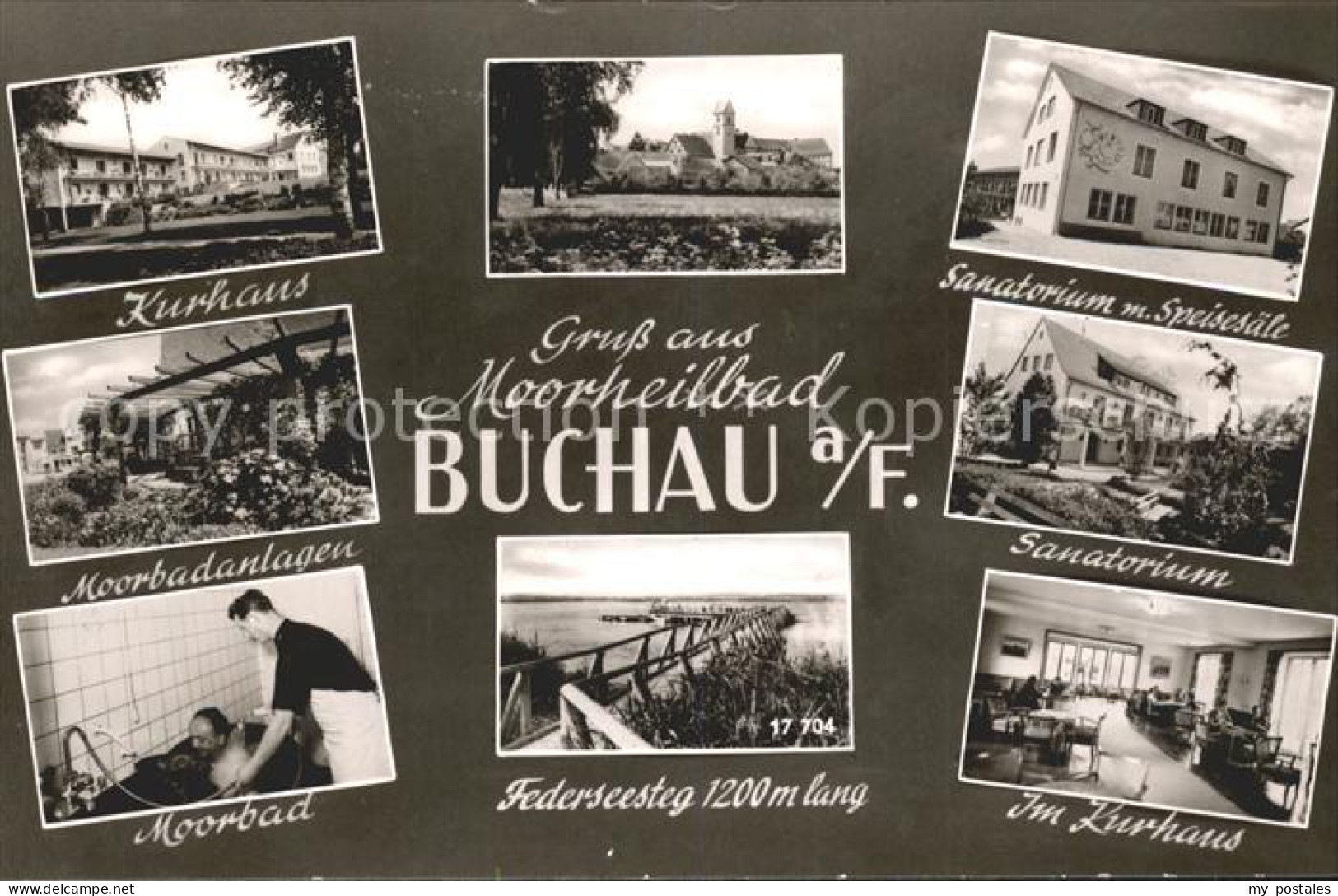 41957042 Bad Buchau Federsee Moorheilbad Kurhaus Sanatorium Steg Anlagen Bad Buc - Bad Buchau