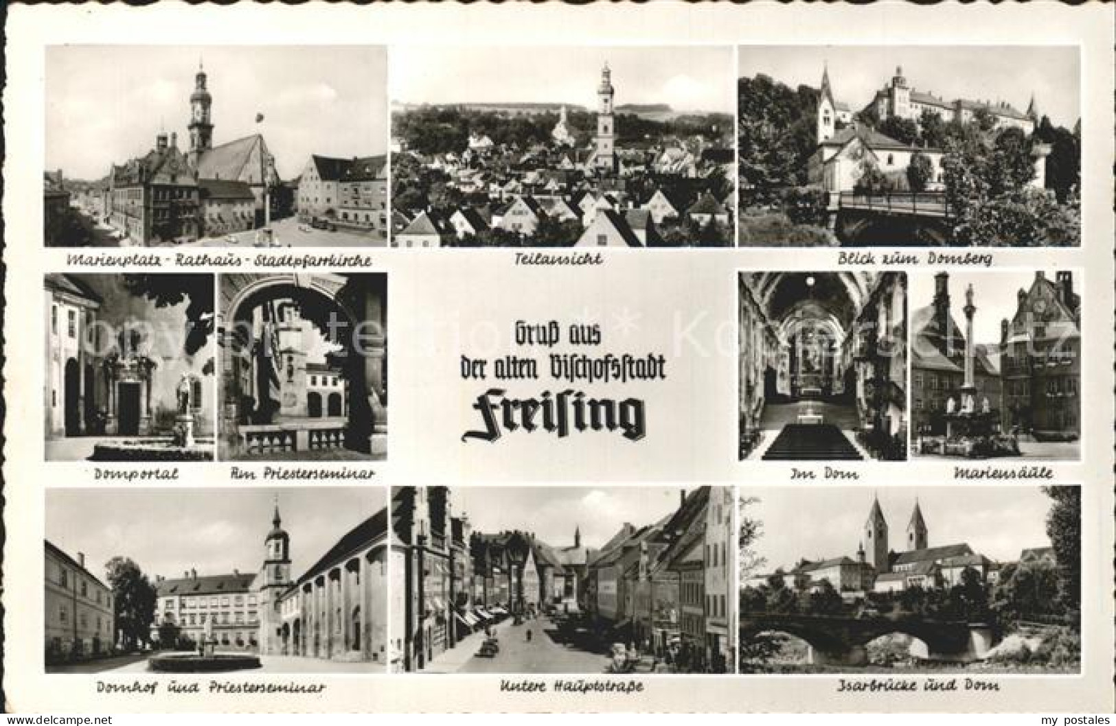 41957009 Freising Oberbayern Sehenswuerdigkeiten Der Alten Bischofsstadt Freisin - Freising
