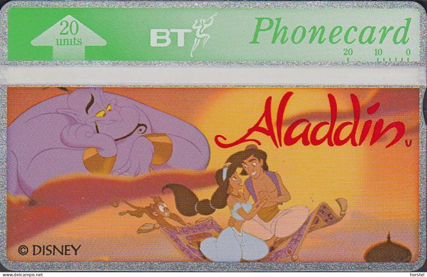 UK Btc 107 W.Disney Aladdin (3) - Carpet - 20 Units - 332K - Mint - BT Allgemeine