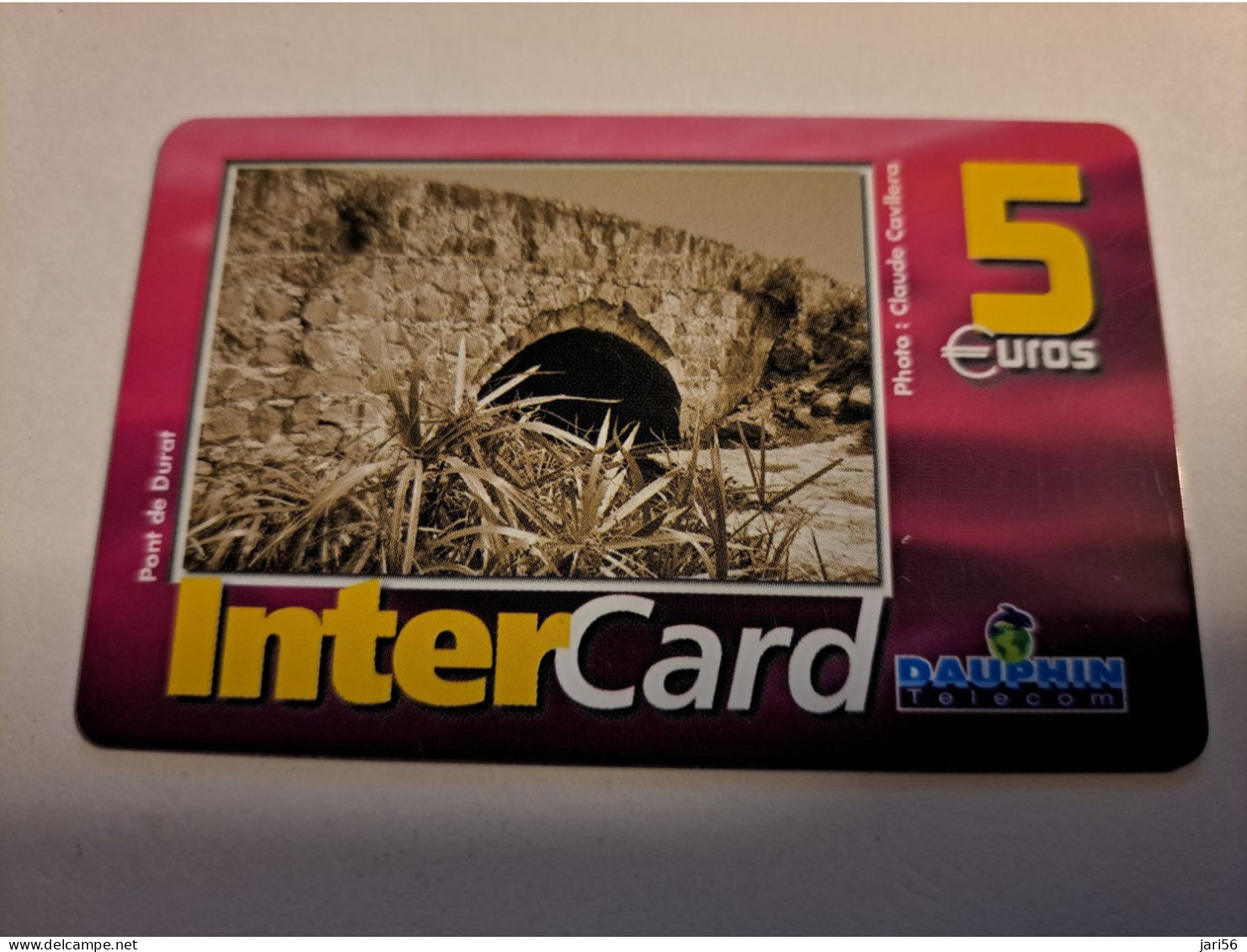 ST MARTIN / INTERCARD  5 EURO  PONT DE DURAT          NO 093   Fine Used Card    ** 16102 ** - Antillen (Französische)