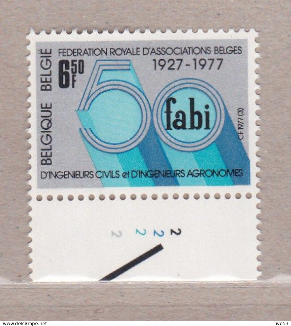 1977 Nr 1842** Plaatnummer:2.Federation Royale D'Associations Belges. - 1971-1980