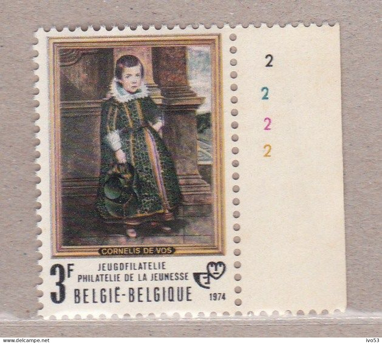 1974 Nr 1724** Plaatnummer:2.JEUGDFILATELIE. - 1971-1980