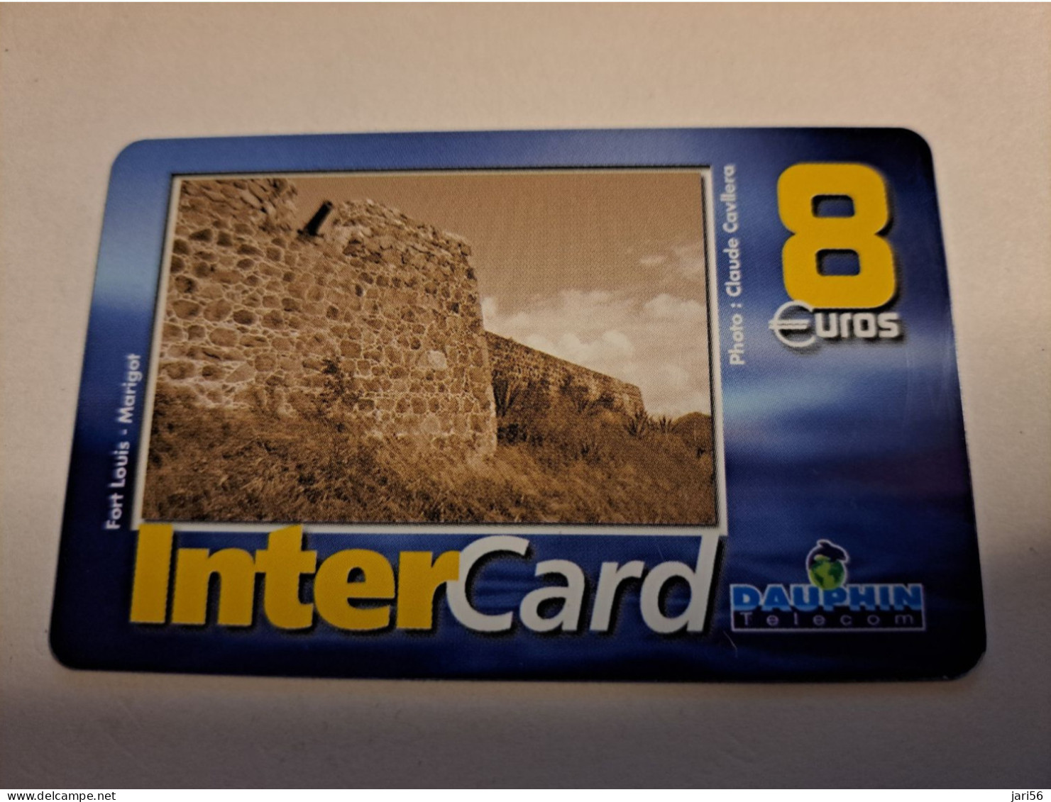 ST MARTIN / INTERCARD  8 EURO  FORT LOUIS MARIGOT          NO 087   Fine Used Card    ** 16105 ** - Antille (Francesi)