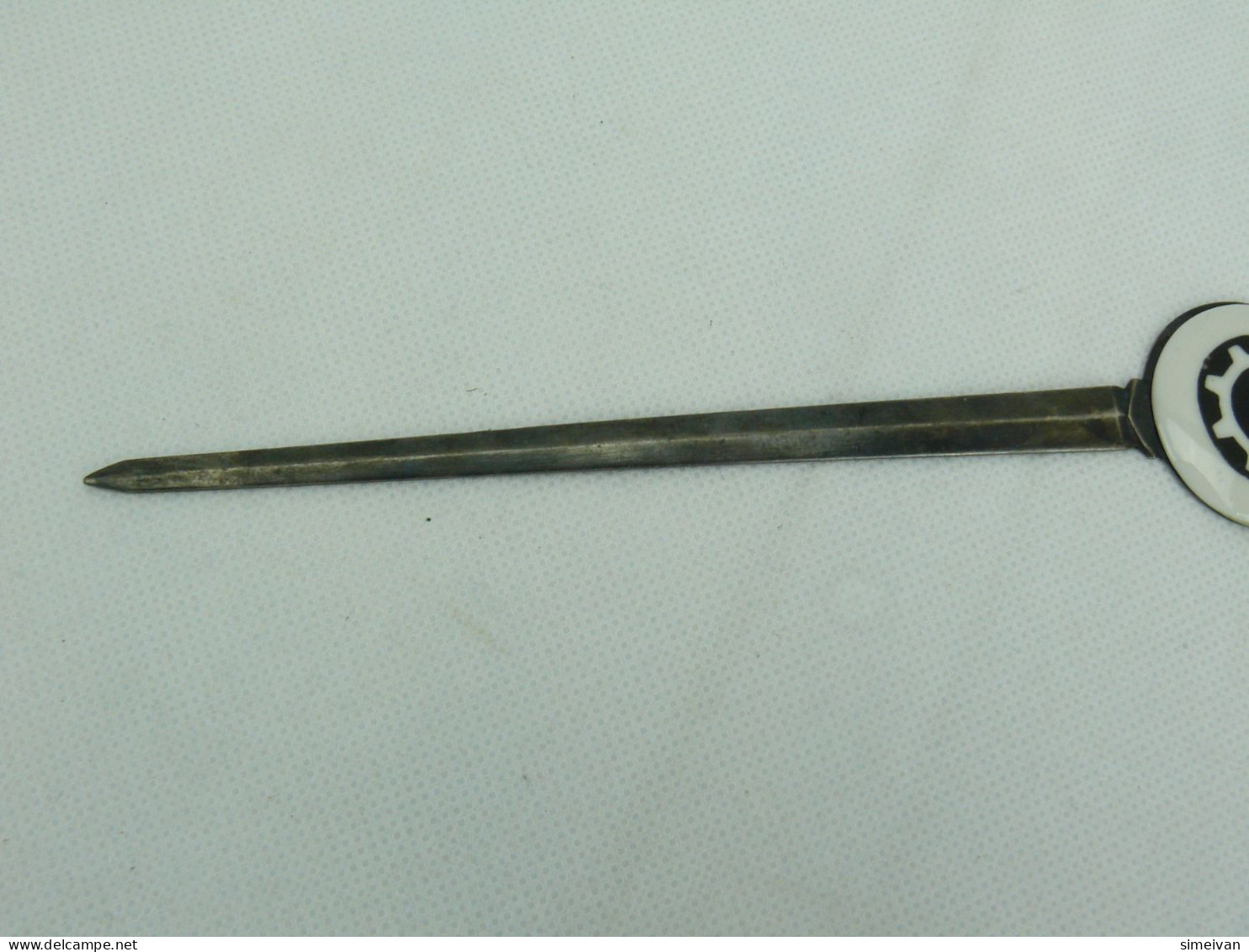 Vintage Silver Plated MTESZ Knife Letter Opener Czechoslovakia #2228 - Ouvre-lettres
