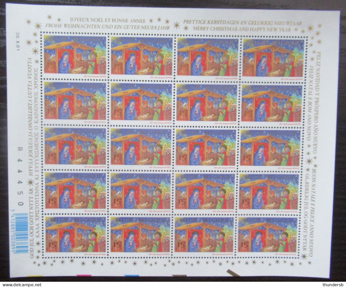 F3044 'Kerstmis' - Postfris ** - Face Value: 7,40 Euro - Neufs