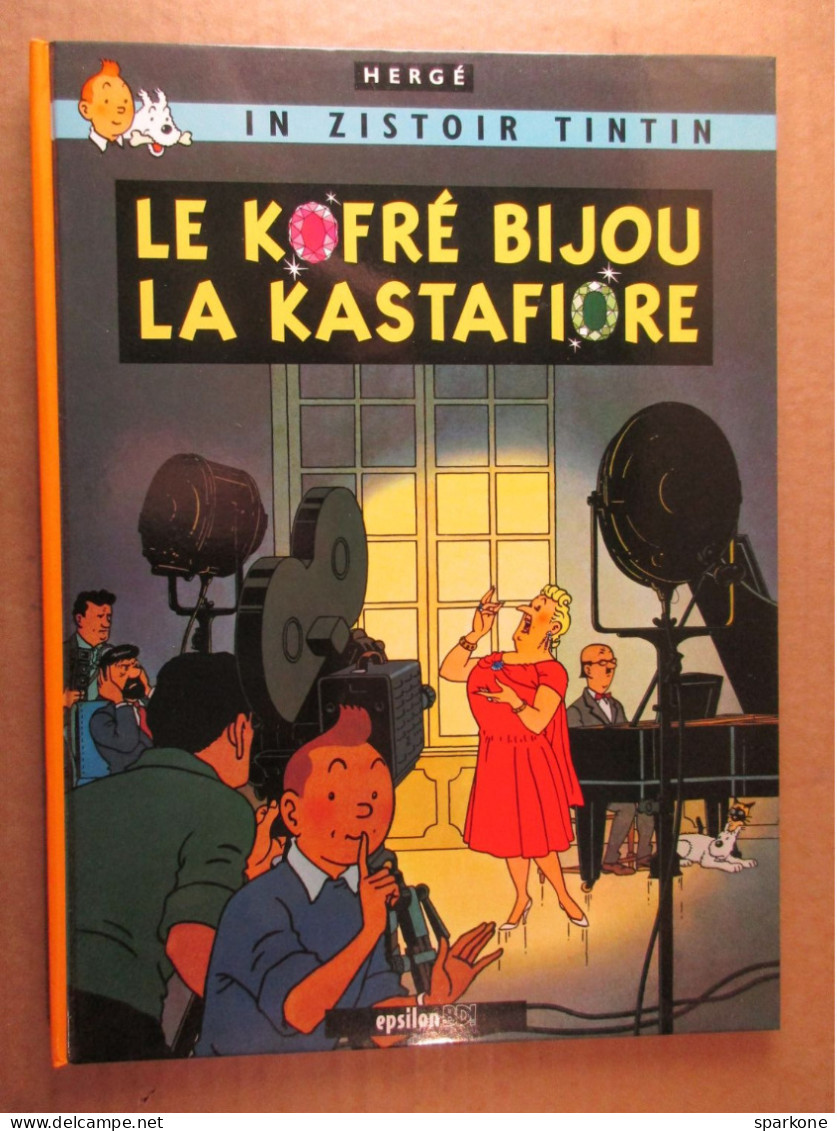 Le Kofré Bijou La Kastafiore - In Zistoir Tintin - Version Kréol La Rényon - éditions De 2008 - Comics & Manga (andere Sprachen)