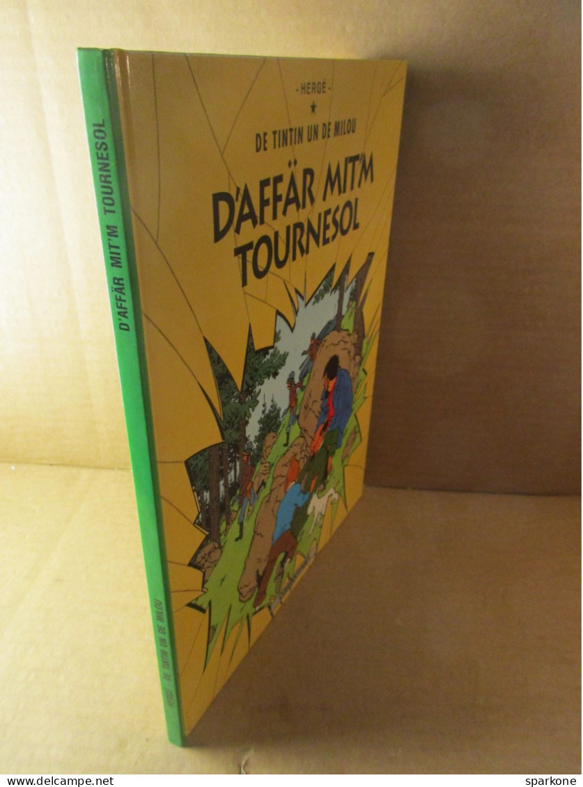 D'affär Mit'm Tournesol - De Tintin Un De Milou - Version En Alsacien - éditions De 1992 - Stripverhalen & Mangas (andere Talen)