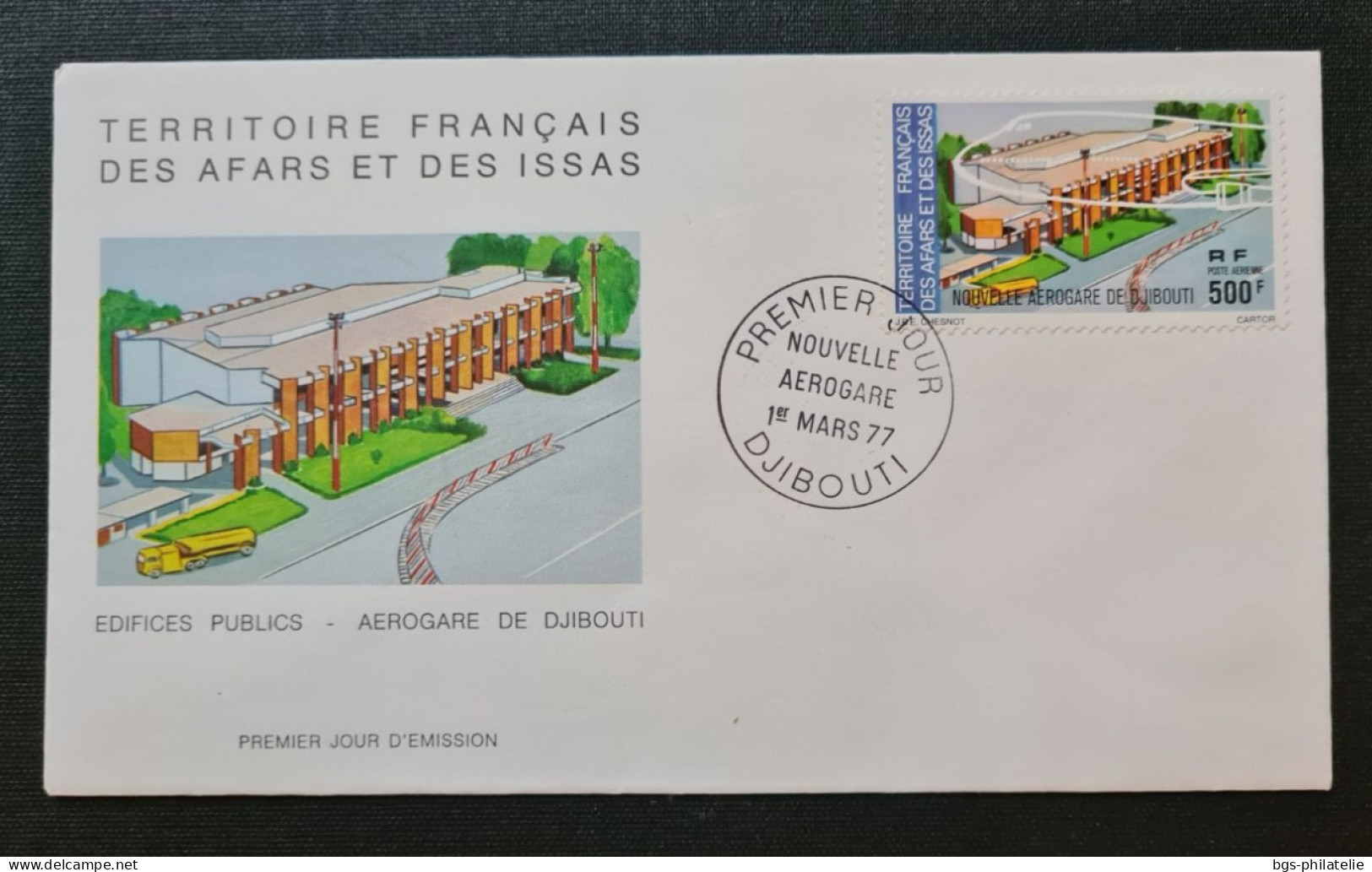 Afars Et Issas,  Timbre Numéro PA 109 Sur Enveloppe. - Lettres & Documents