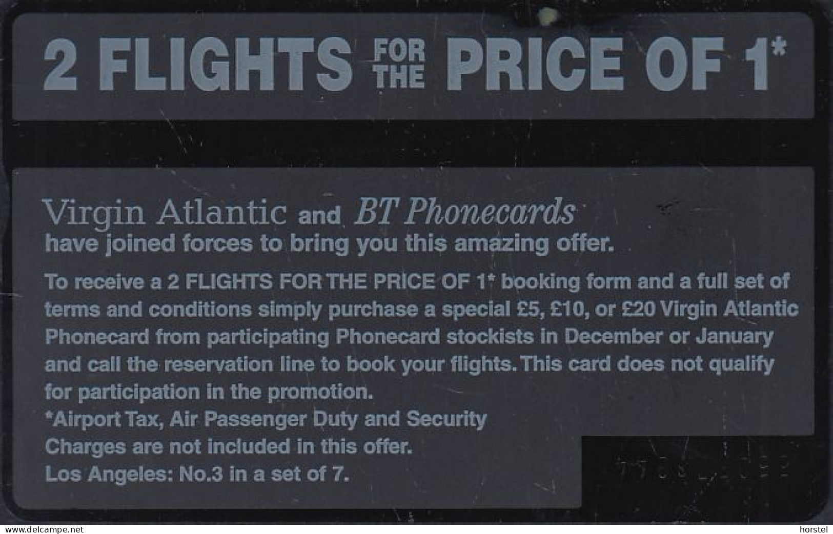 UK Bta 137 Virgin Atlantic (3) Los Angeles - Airplane - Flugzeug - 550F - BT Advertising Issues