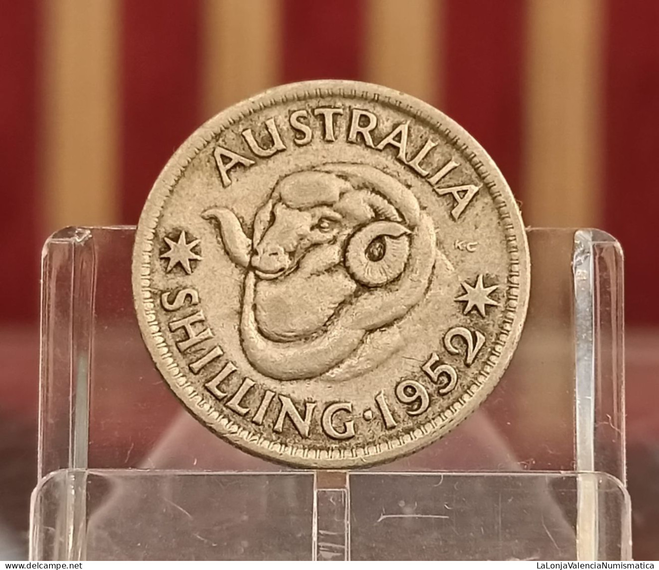 Australia George VI - 1 Shilling 1952 Km 46 Plata - Otros & Sin Clasificación