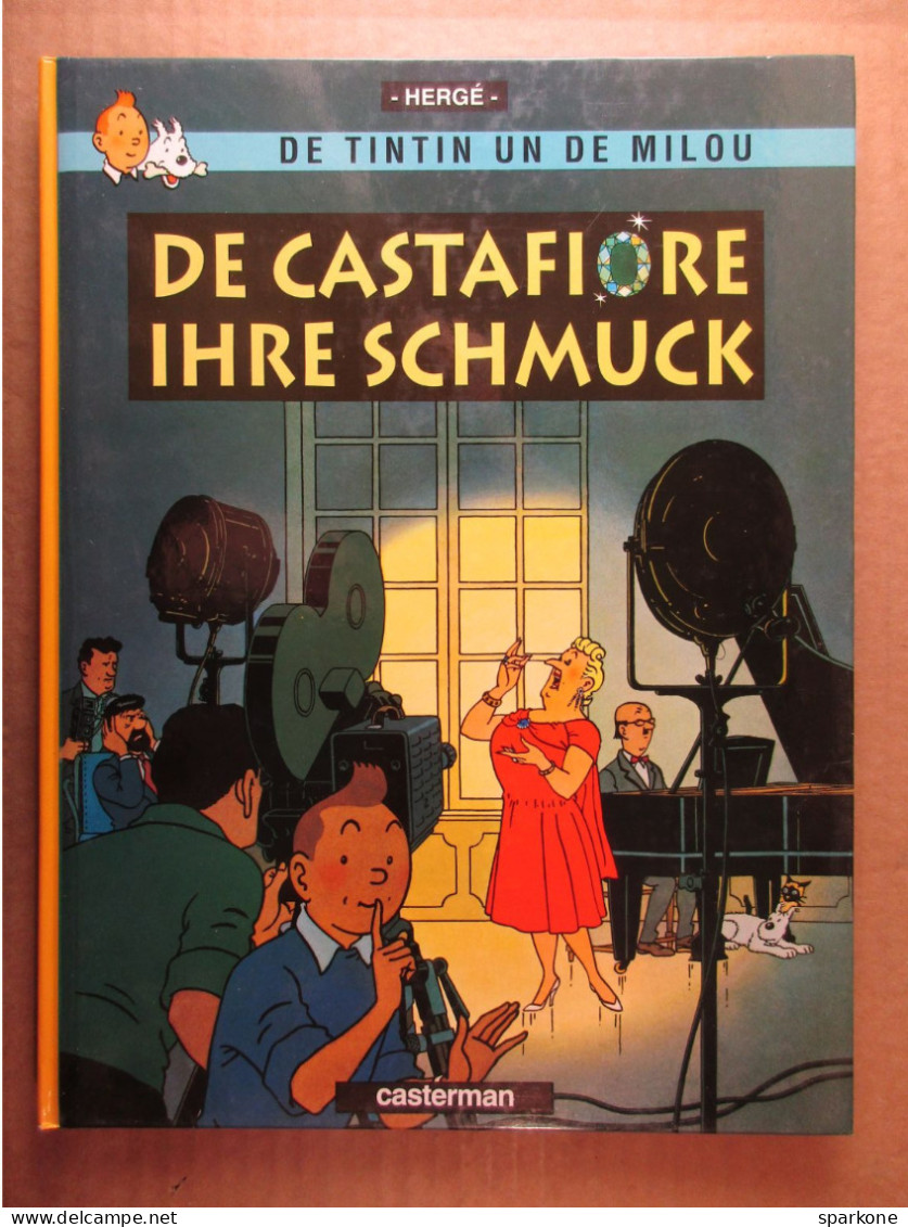 De Castafiore Ihre Schmuck - De Tintin Un De Milou - Version En Alsacien - éditions De 1994 - Comics & Mangas (other Languages)