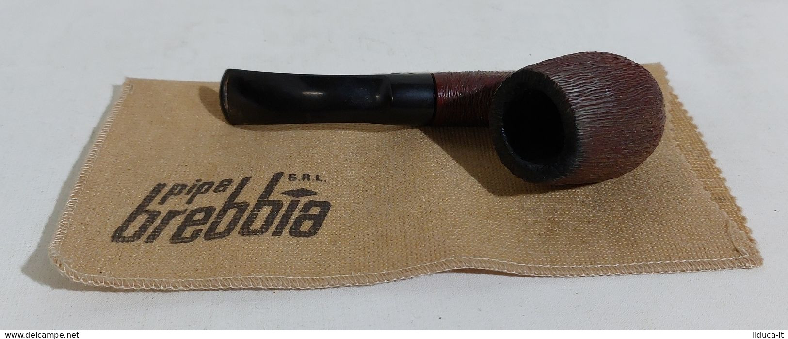 74105 Pipa - Brebbia Savana - Pipa Fumata + Sacchettino Originale - Pipes En Bruyère