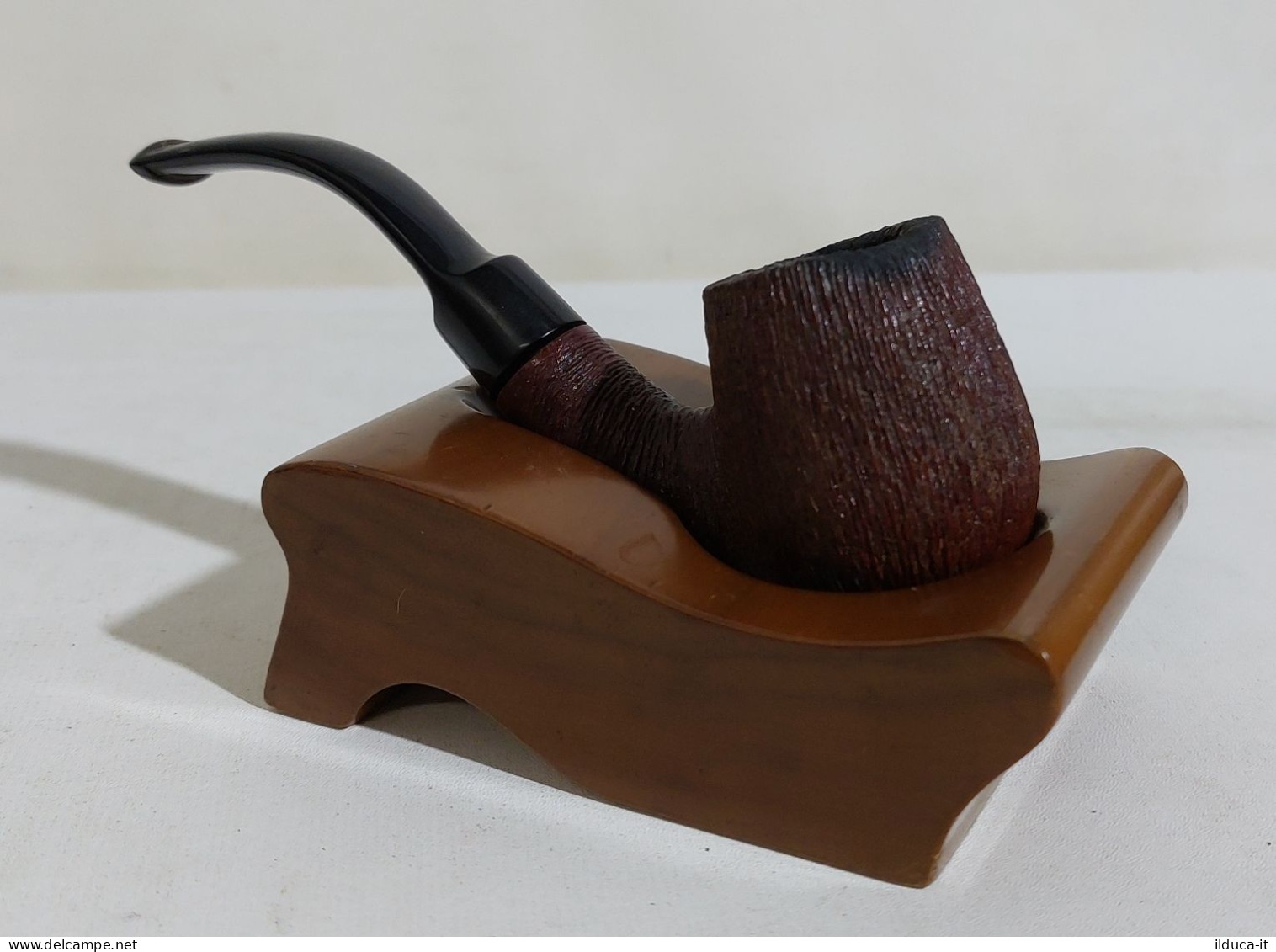 74105 Pipa - Brebbia Savana - Pipa Fumata + Sacchettino Originale - Pipe In Bruyère