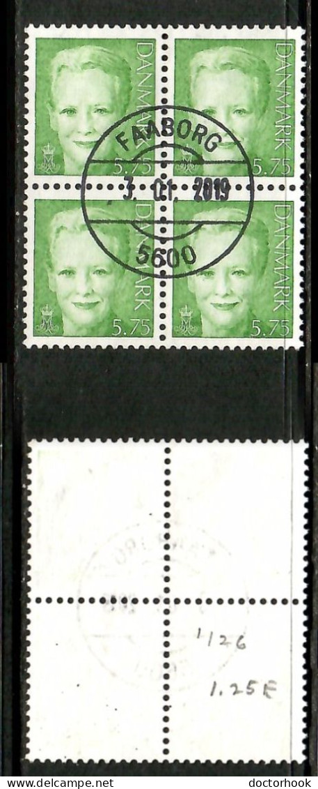 DENMARK   Scott # 1126 USED BLOCK Of 4 (CONDITION PER SCAN) (Stamp Scan # 1024-10) - Used Stamps