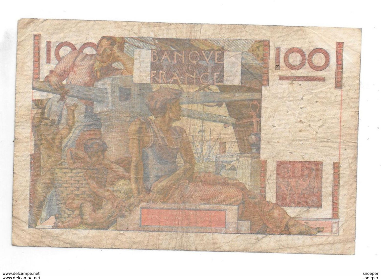 *france 100 Francs 1953    60d - 100 F 1945-1954 ''Jeune Paysan''
